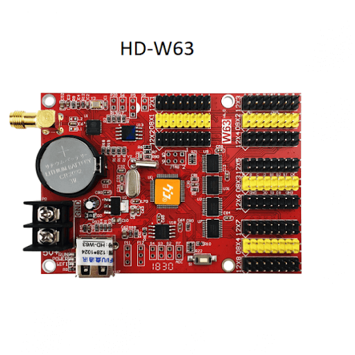 Card điều khiển Led ma trận wifi HD-W63