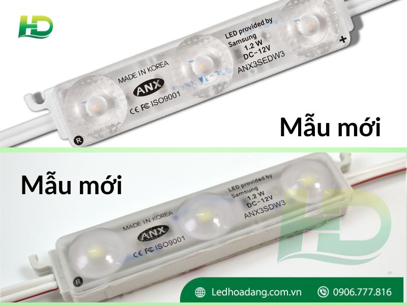 So sánh led anx chip samsung mẫu cũ và mẫu mới