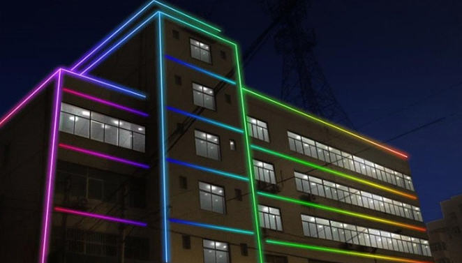 TOP 10 mẫu đèn led trang trí tòa nhà đẹp 2024