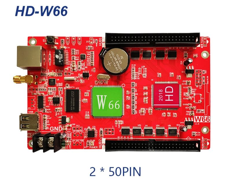 HD-W66 card điều khiển Led kích thước lớn