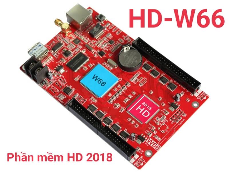 HD-W66 được trang bị phần mềm hoạt động thông minh HD 2018